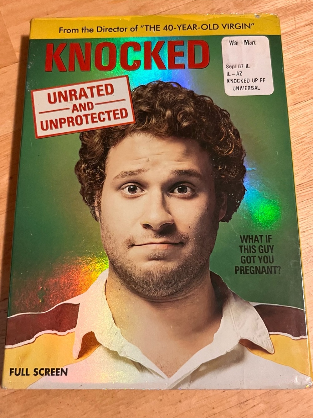 Knocked Up Unrated and Unprotected DVD Full Screen Edition
